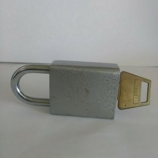 Vintage American Lock Co Series 5100 Hardened Padlock With Key