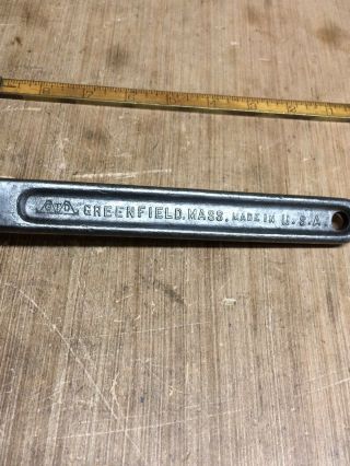 Vintage Greenfield Tap And Die Little Giant 14” Pipe Wrench Pat.  Feb 4,  1913 3