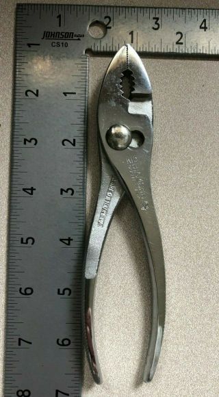 Vintage Diamond Tool & Horseshoe Co K16 6 - 1/2 " Slip - Joint Pliers Duluth Mn.  Usa