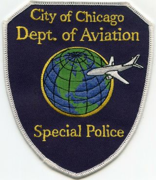 Chicago Illinois Il Aviation Airport Special Police Patch