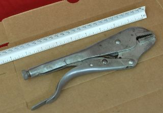 Vintage Rare Vlchek Plj - 10 Vise Grip Pliers 9 " Long Made In The Usa