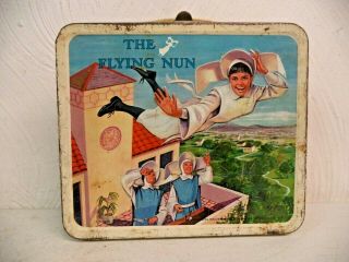 Vintage The Flying Nun Metal Lunchbox No Thermos