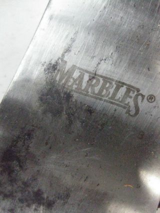 Marbles Double Bit Hatchet or Belt Axe Lazer Engraved Handle No.  009 DB Sheath 2