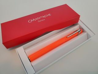 Caran D’ache 849 Fountain Pen - Fluorescent Orange - Medium Point