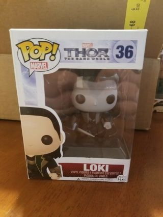 Funko Pop Loki Thor The Dark World Black And White Fugitive Toys Exclusive