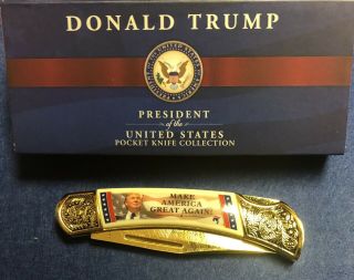 “make American Great Again ” Donald Trump - President Pocket Knife Limited Edition