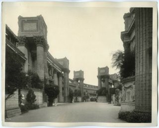 San Francisco Palace Of Fine Arts Colonnades@1915 Ppie World Fair Photo