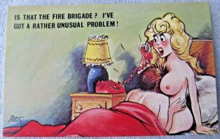 Cardtoon Series C Comic Postcard C50 " Fire Brigade,  I 