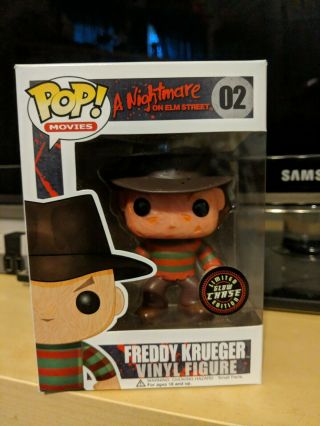 Funko Pop Chase Glow In The Dark Freddy Krueger Gitd A Nightmare On Elm Street
