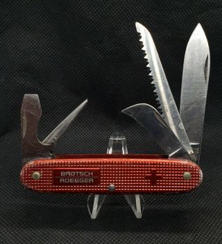 Victorinox Swiss Army 7 Red Alox Pocket Knife