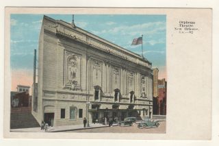 Orpheum Theatre Orleans La 1920 