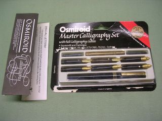 Osmiroid Master Calligraphy Set (item O - 1)