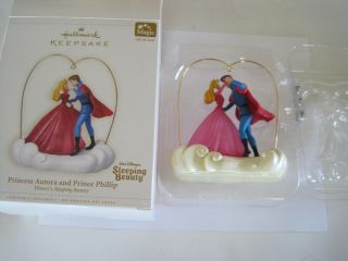 Hallmark Disney Sleeping Beauty Ornament Princess Aurora And Prince Phillip