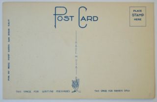 Old postcard California North Island U.  S.  Naval Air Station San Diego linen 2