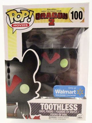 Funko Pop Movies - How To Train Your Dragon - Toothless - Walmart Exclusive