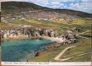 Irish Postcard Ashleam Bay Achill Island Co Mayo Ireland John Hinde 2/132 1969