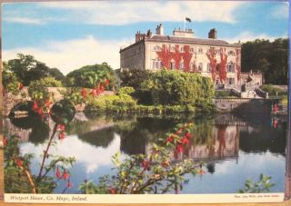 Irish Postcard Westport House Co Mayo Ireland Joan Willis John Hinde 2/320