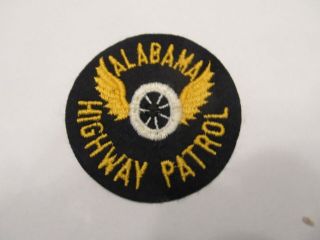 Alabama State Highway Patrol Patch Old Felt