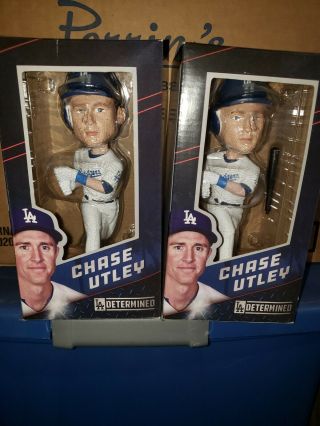 Los Angeles Dodgers Chase Utley Bobblehead 2018.  Never Opened.  No Damage
