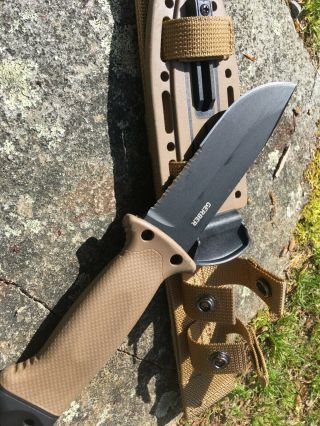 Gerber Lmf Ii Survival Knife With Sheath Coyote Brown -