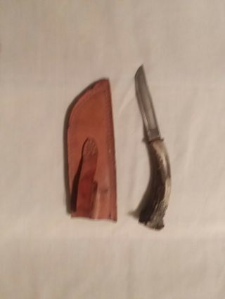 Custom Handmade Knife And Sheath By John Savage