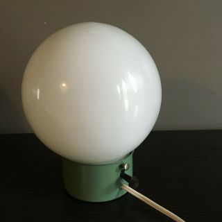 Vintage Glass Globe Table Lamp