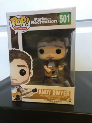 Funko Pop Parks And Rec - Andy Dwyer Televison Funko Pop 501 - Vaulted