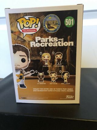 Funko Pop Parks and Rec - Andy Dwyer Televison Funko Pop 501 - Vaulted 3