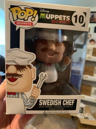 Funko Pop The Muppets Swedish Chef 10 Vaulted.