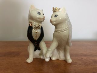 Lenox Together Forever Cat Wedding Set Bride And Groom Cake Topper