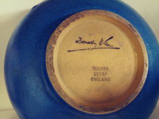 Art Deco Era Bourne Denby Danesby Stancliffe 3 Handled Low Bulb Vase Orient Ware 5