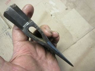 vintage C.  hammond 2 everkeen hatchet head old nail puller roofing farm tool 3