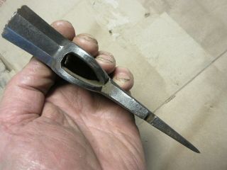 vintage C.  hammond 2 everkeen hatchet head old nail puller roofing farm tool 4