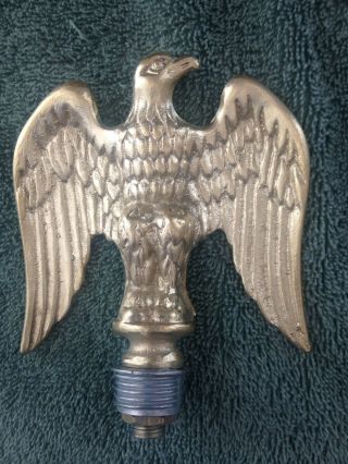 Large 4 Inch Solid Brass Eagle Finial For Gamewell Fire/police Alarm Calboxes