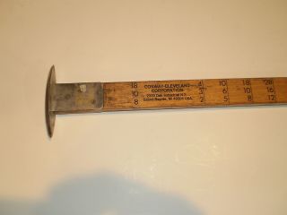 VINTAGE Doyle 15D Conway CLEVELAND LOG Rule LOGGING LUMBER TALLY STICK TOOL 6