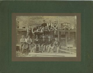 Photo Of Building Workers On A Building Site C1900s