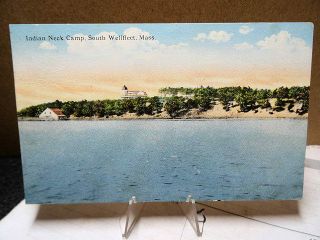 1917 Postcard Indian Neck Camp South Wellfleet Mass Cape Cod Ma