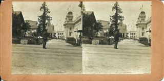 Rare 1905 Portland Lewis & Clark Exposition Stereoview - California & Washington