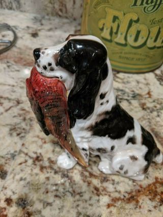Royal Doulton Hn 1138 Spaniel Dog With Pheasant Bone China England
