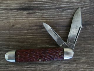 Vintage John Primble Usa Belknap 2 Blade Pocket Knife Hdw & Mfg Co Rare