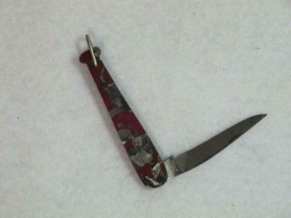 Camillus Cutlery Babe Ruth Silver Jubilee Commem.  Pocket Knife In Bat Shape