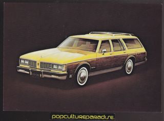 1980 Oldsmobile Custom Cruiser Olds Car Dealer Postcard