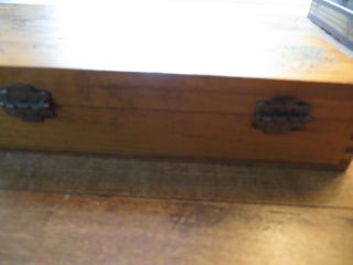 Old X - acto dovetail box,  for wood tools,  carpentry 4