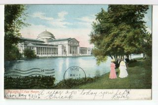 1906 - A View Of The Old Field Museum Of Natural History,  Chicago Il Postcard
