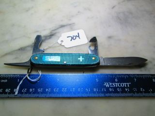 704 Surf Sport Blue Alox Victorinox Swiss Army Pioneer Knife