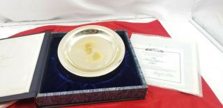 President Thomas Jefferson Sterling Silver Fr Plate W/24k Gold Inlay 190g