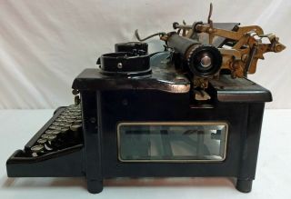 Antique Royal Typewriter with Glass Panels PARTS/REPAIR 6