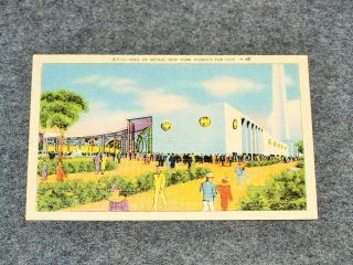 Vintage Post Card…hall Of Metals,  York World 