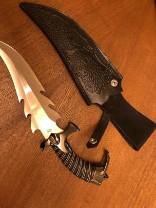Gil Hibben Uc750 Raptor Bowie Knife With Sheath