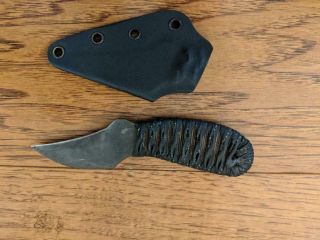 Custom Pikal Knife By Heavysetslim W/ Kydex Sheath For Static Carry